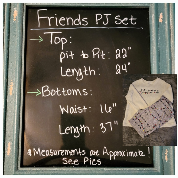 Friends Themed Cozy Blanket and Pajama Set - Picture 6 of 9